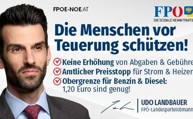 Die FPÖ NÖ fordert sofortige Entlastungen 
